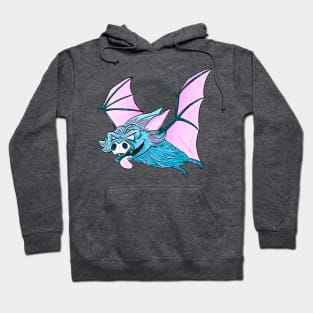 Neon Bat Graffiti Hoodie